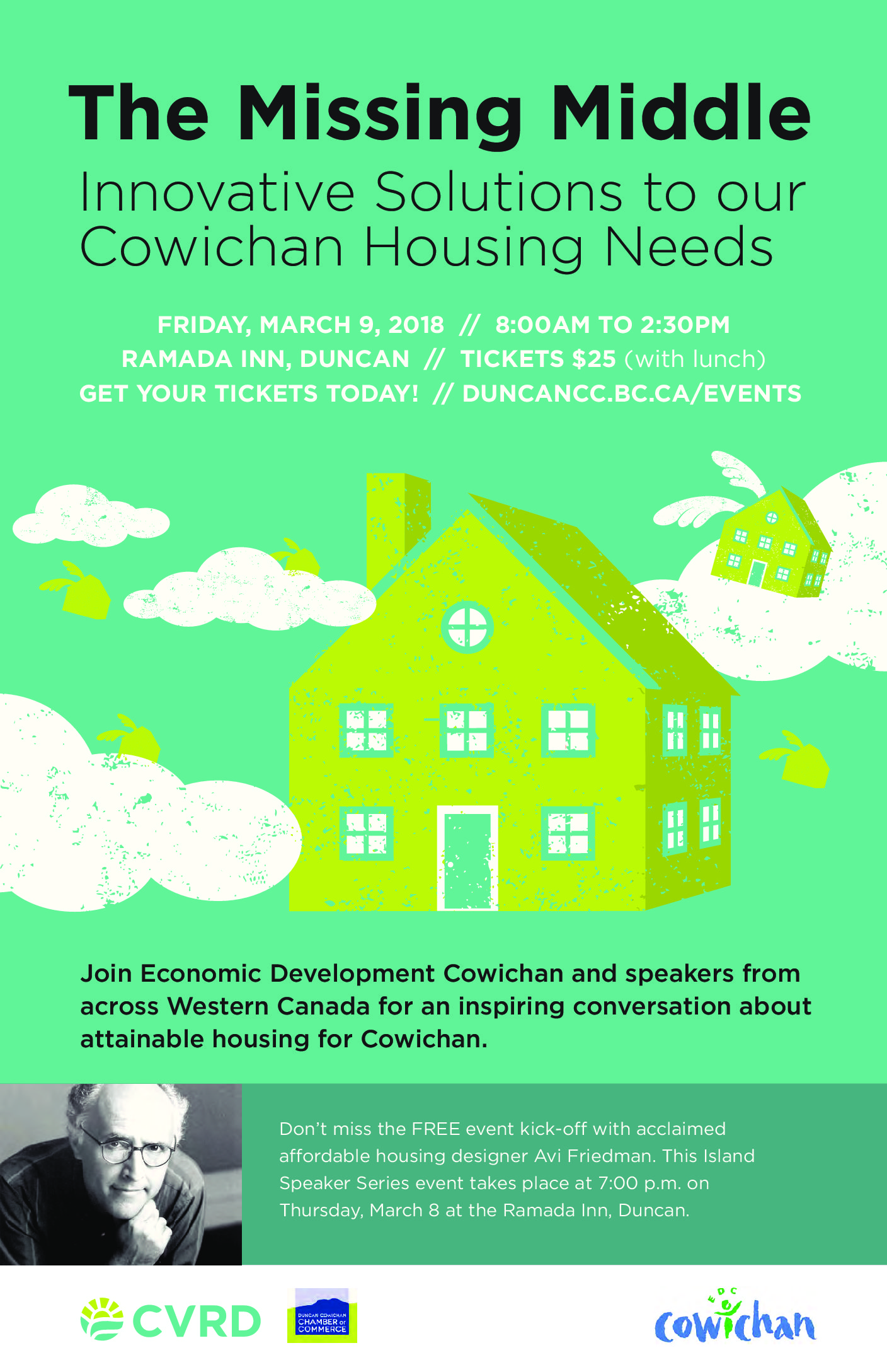 The Future of Housing in Cowichan: Avi Friedman in the Island Speaker Series